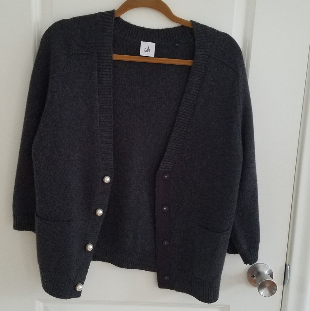 Cabi | Grey Cardigan | Size S